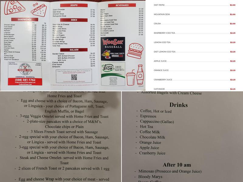 Nelly's Sandwich Shop Menu