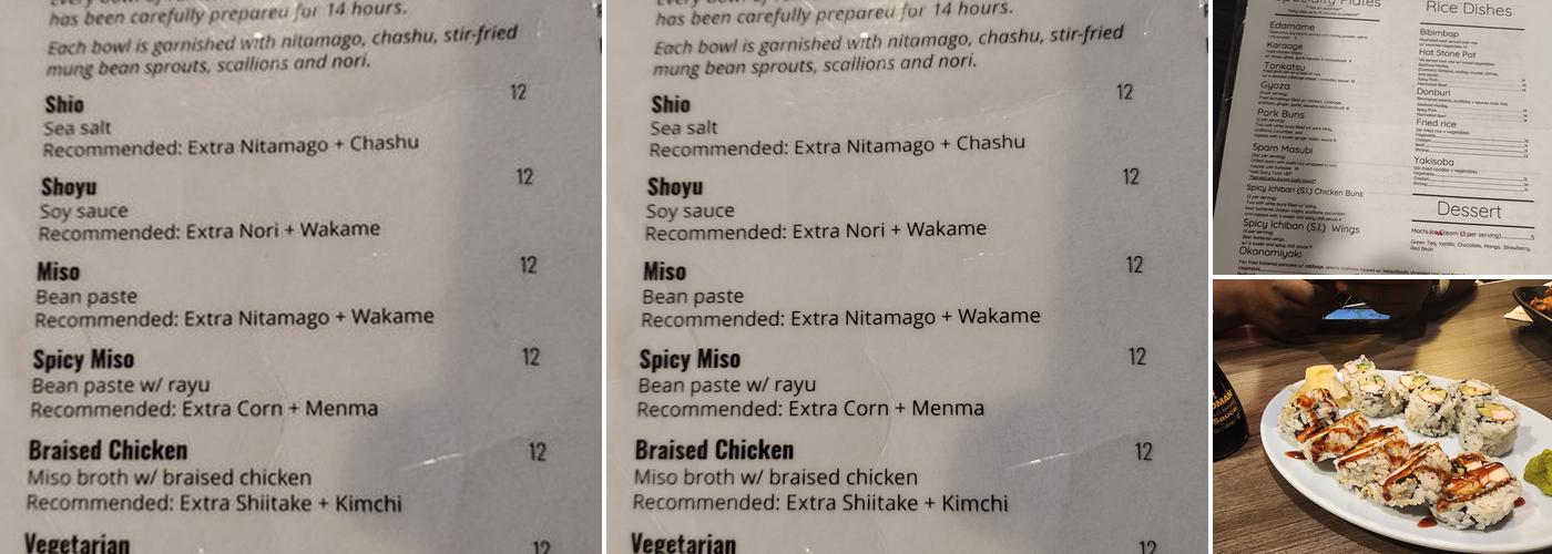 Marumen Menu