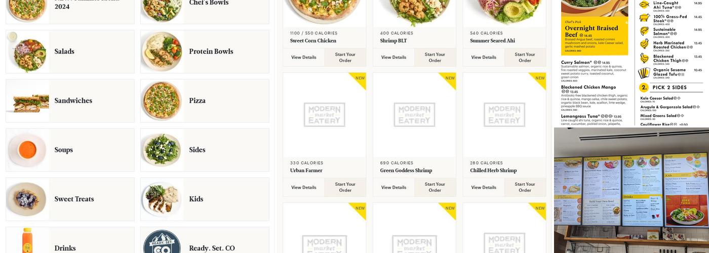 Modern Market Eatery Menu