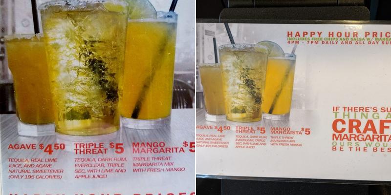 Wahoo's Fish Taco Menu