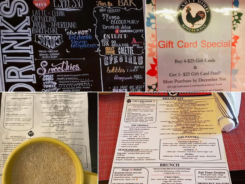 Early Bird Restaurant-The Landmark Menu