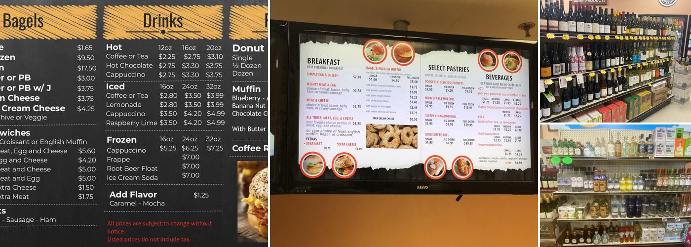 Central Cafe Menu