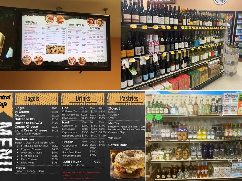 Central Cafe Menu