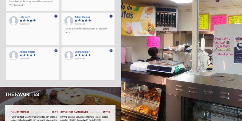 EL PIKANTE FOODS Menu