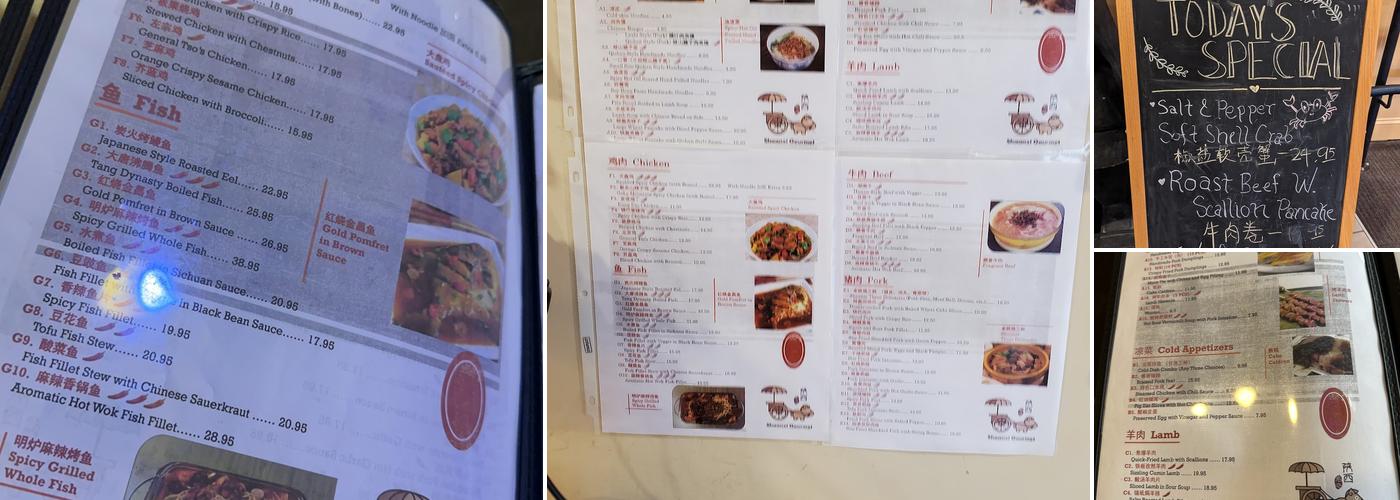 Shaanxi Gourmet Menu