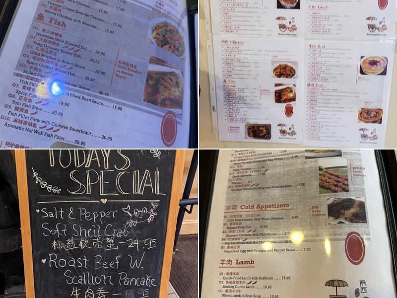 Shaanxi Gourmet Menu