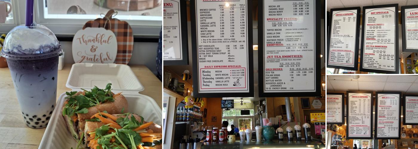 Buzz Thru Joe's Menu