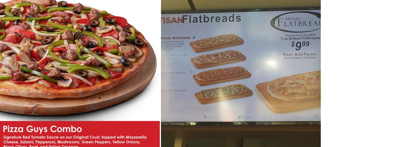 Pizza Guys Menu