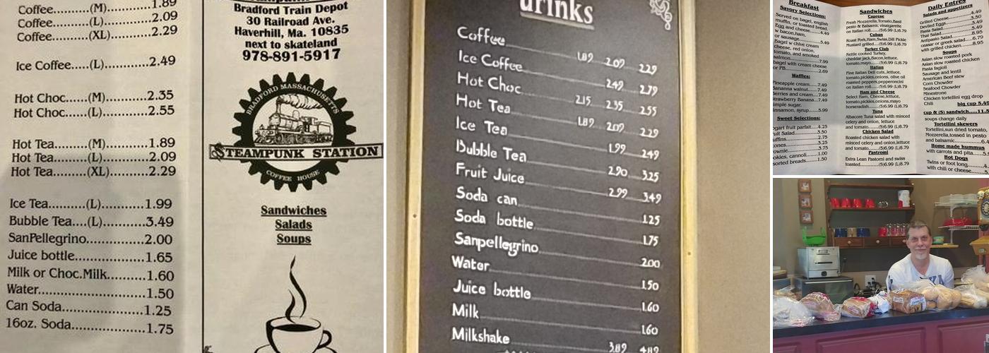 Steampunk Station Menu