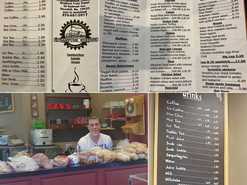 Steampunk Station Menu