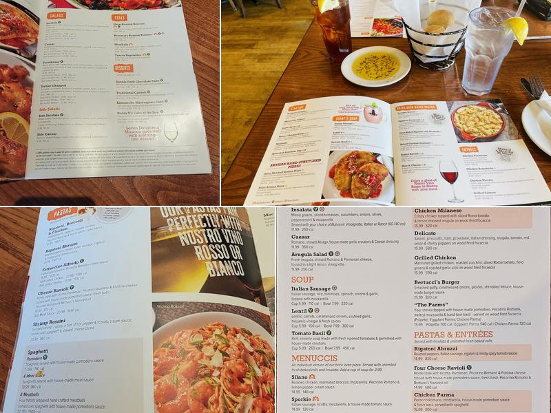 Bertucci's Italian Restaurant Menu