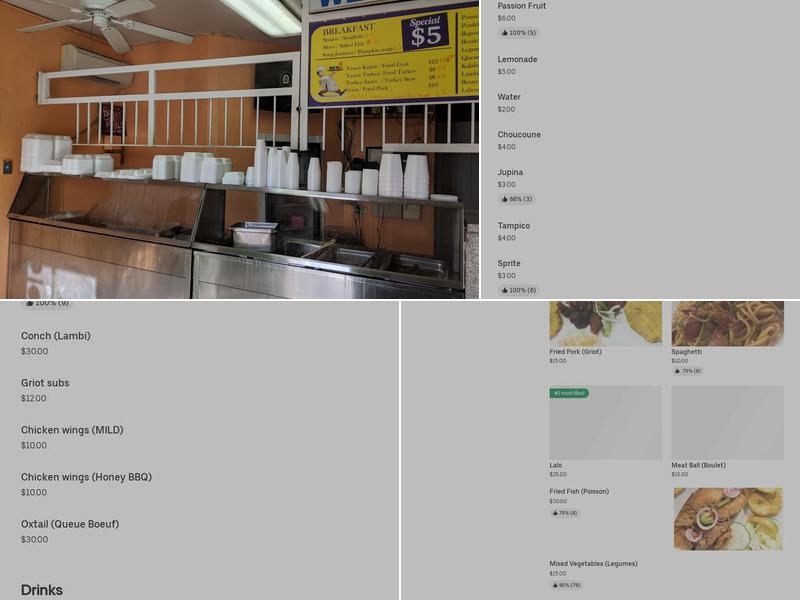 La Fourchette Restaurant Menu