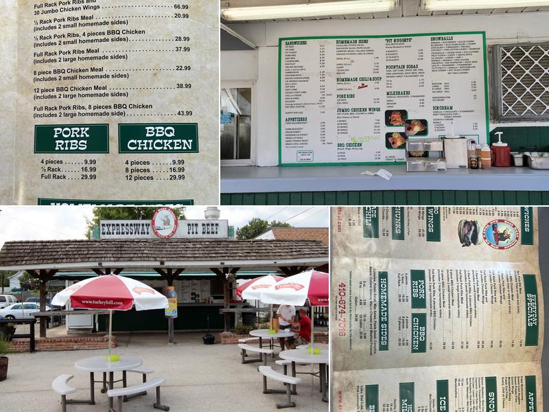 Expressway Pit Beef Menu