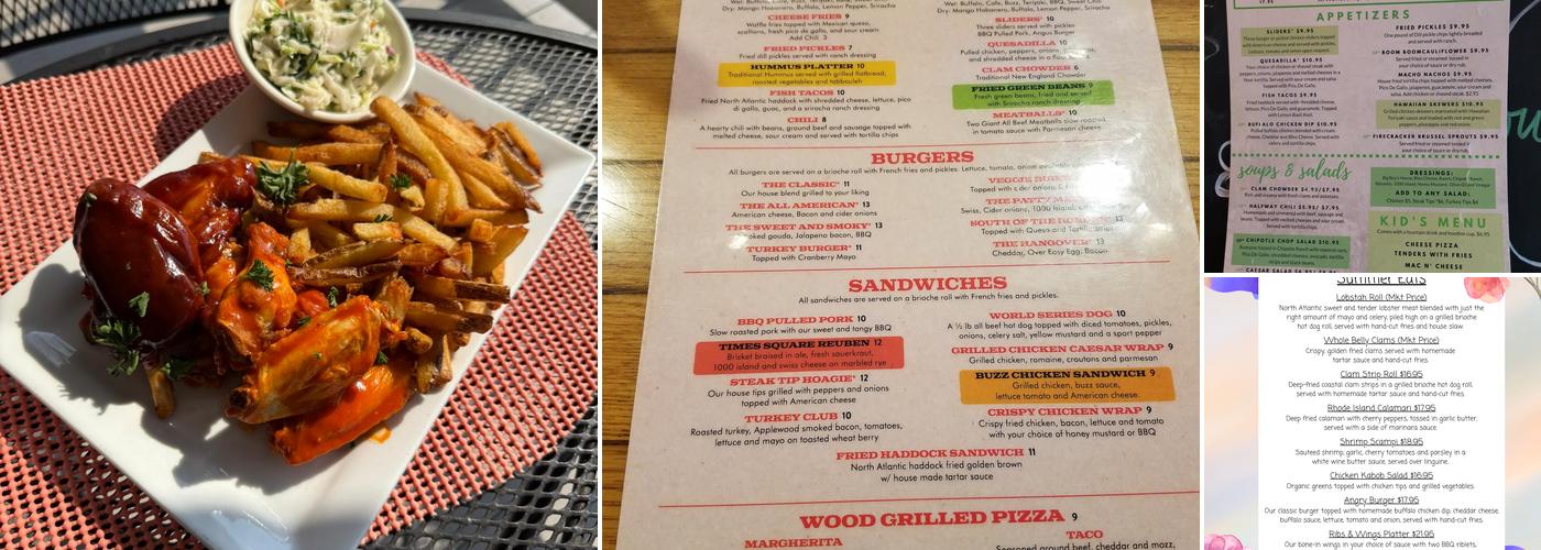 Halfway Cafe Menu