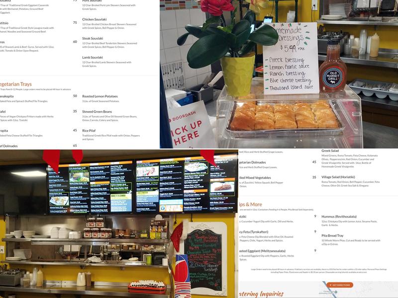 Old Market Grill Menu