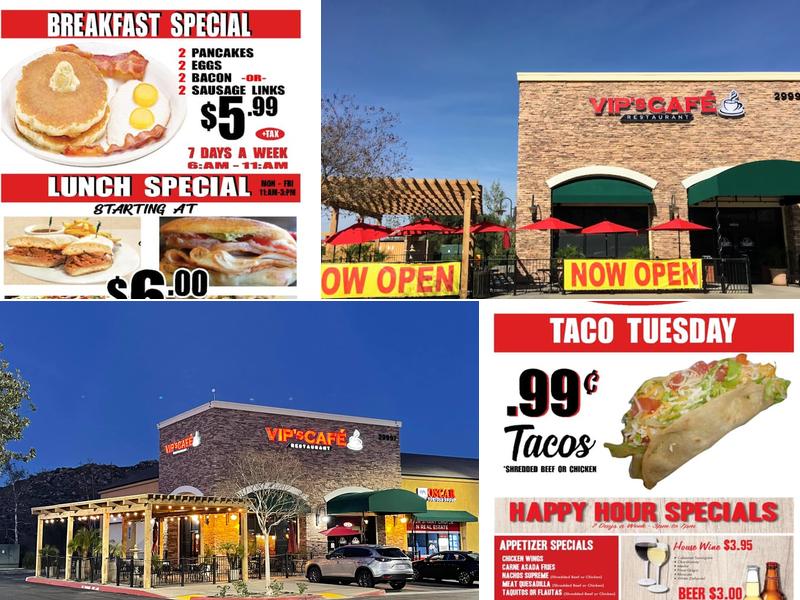 VIP'S CAFE 29997 Canyon Hills Rd, Lake Elsinore