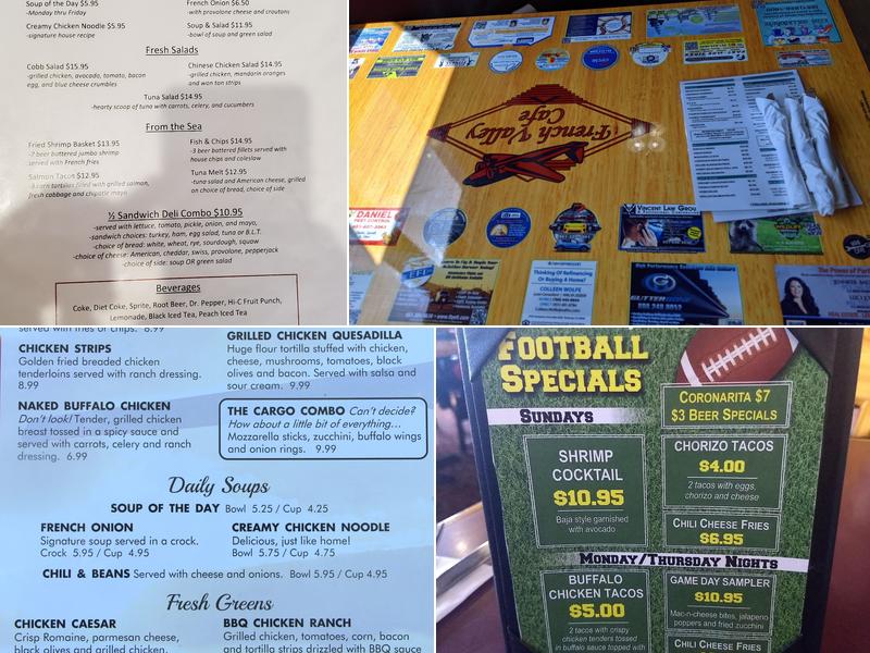 French Valley Cafe Menu