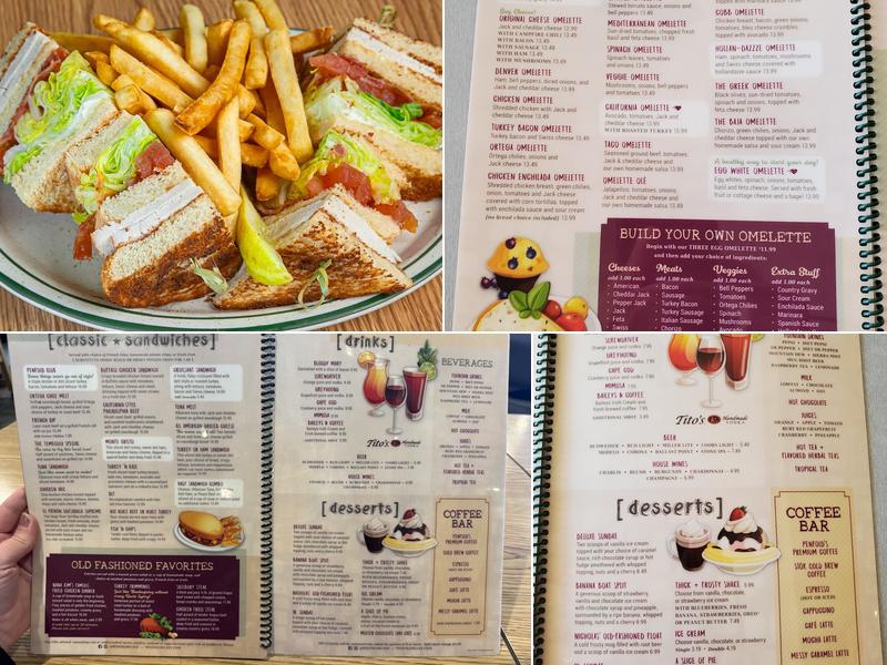 Penfold's Cafe & Bakery Menu