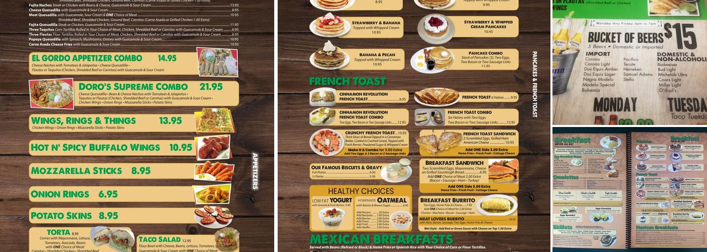 Carnitas Express Menu