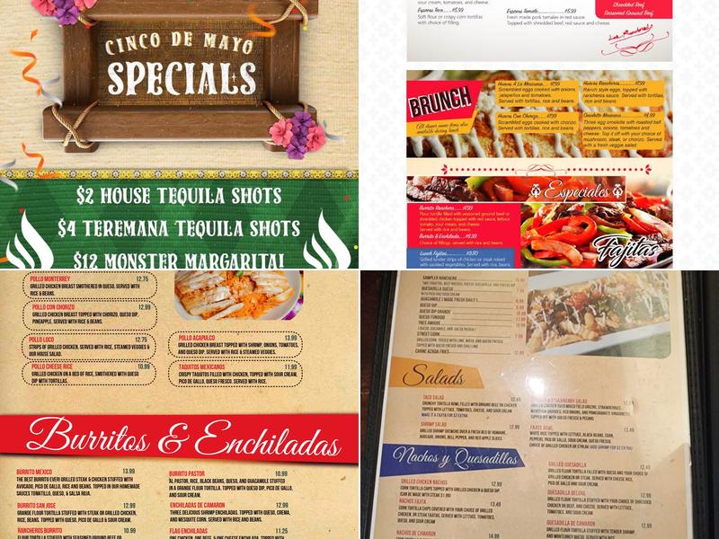 Los Rancheros Menu