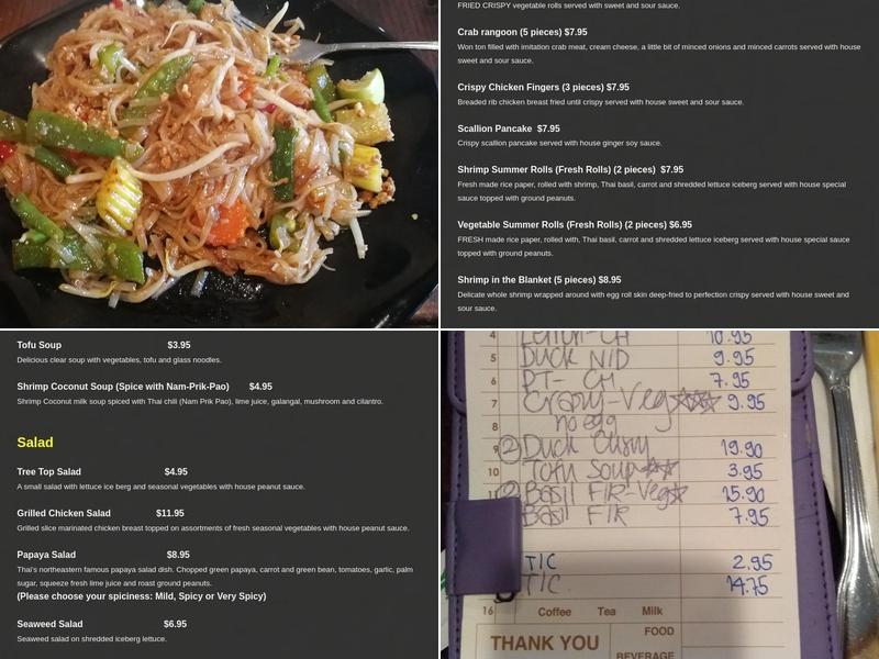 Tree Top Menu