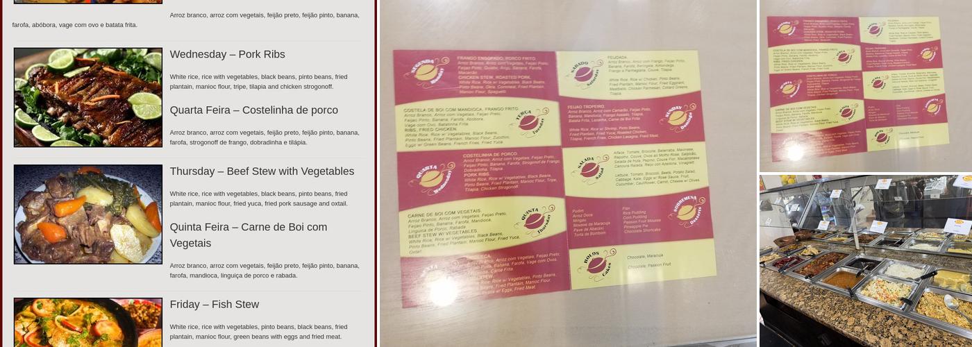 Panela De Barro Restaurant Menu