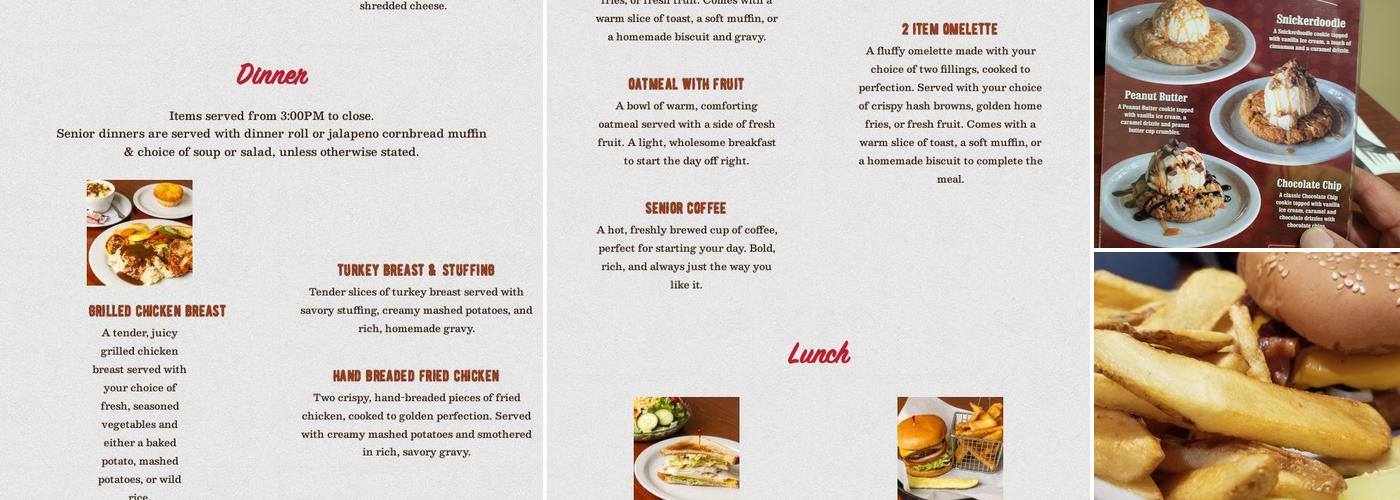 Corky's Kitchen & Bakery - Perris Menu