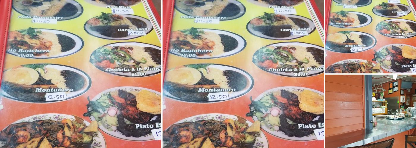 Sabor Especial Menu