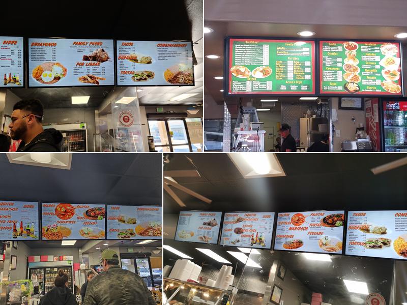 La Mexicana Taqueria Menu