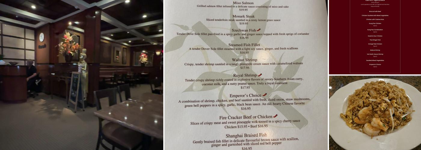 Monark Asian Bistro Menu