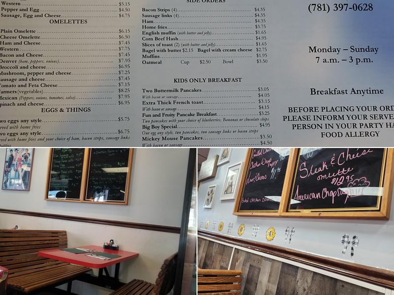 Robert's Restaurant Menu
