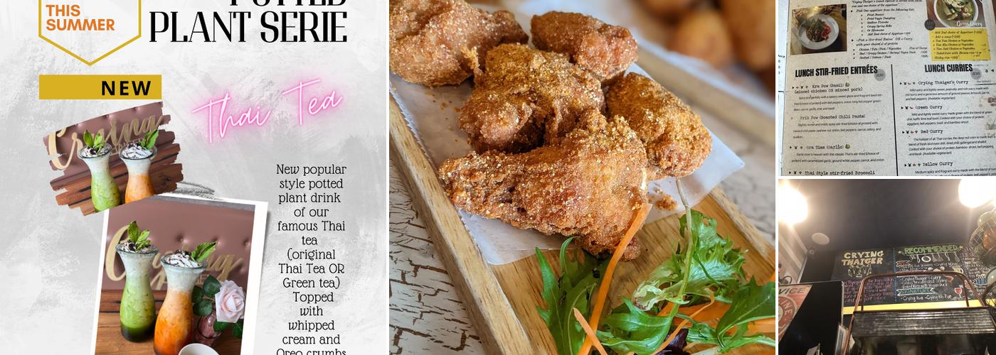 Crying Thaiger Rustic Thai Kitchen Menu