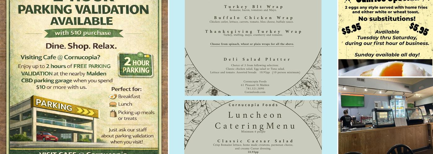 Cornucopia Foods Menu