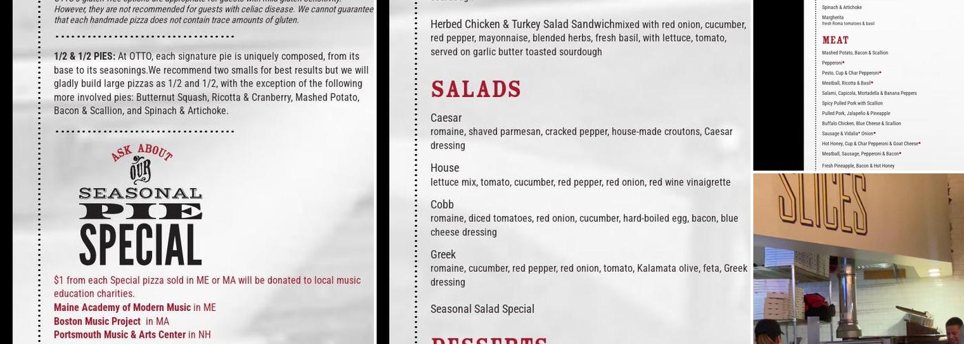 OTTO Menu