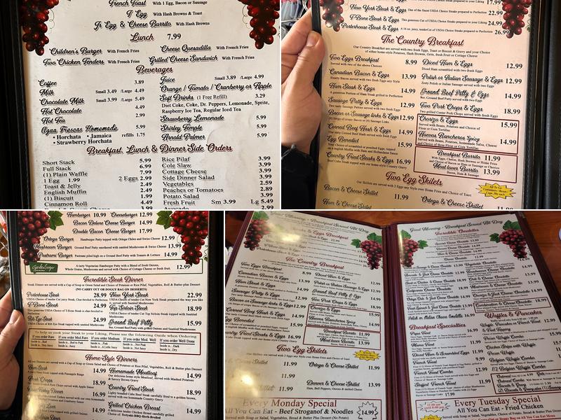 The Good Egg Family Restaurant Menu