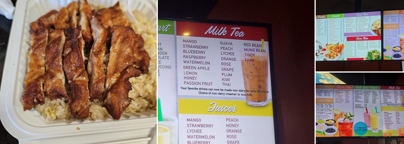 Boba Cafe Menu