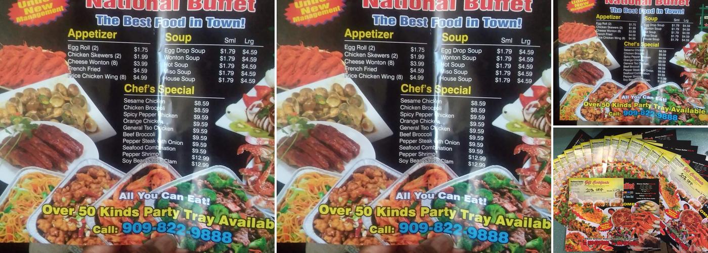 National Buffet Menu