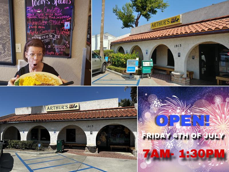 Arthur's Restaurant 1913 Mentone Blvd, Mentone