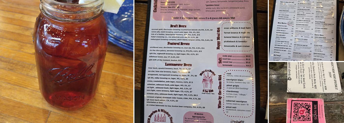 Sweet Cheeks Q Menu