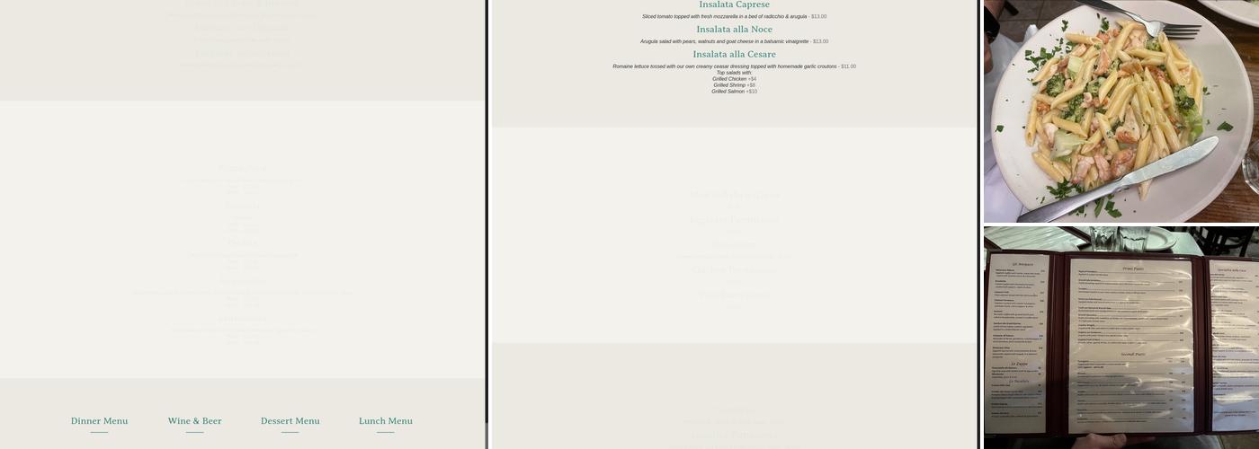 Carlo's Cucina Italiana Menu