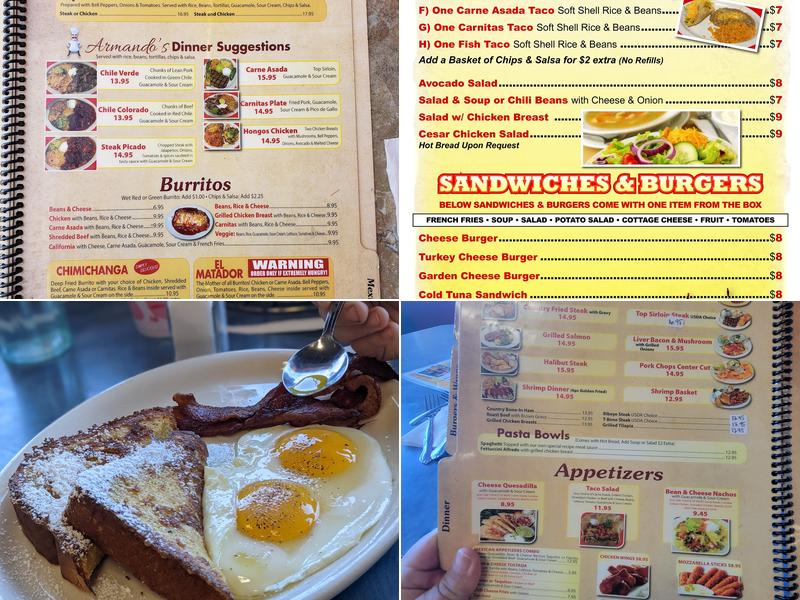 Brandon's Diner Menu