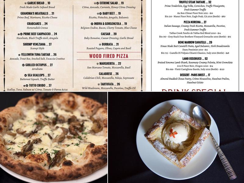 Citrone Menu