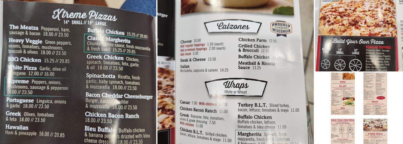 Rose & Vicki's in Marion Menu