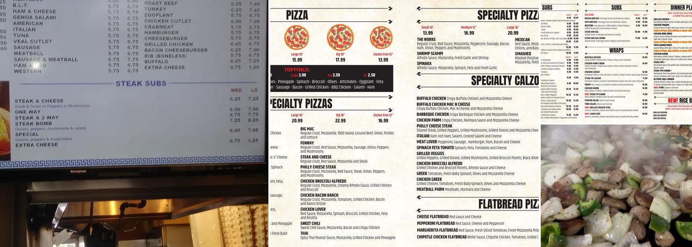 Olympic Pizza & Grill Menu