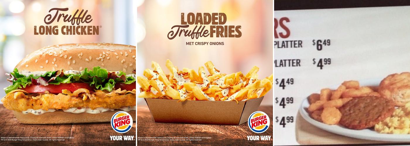Burger King Menu