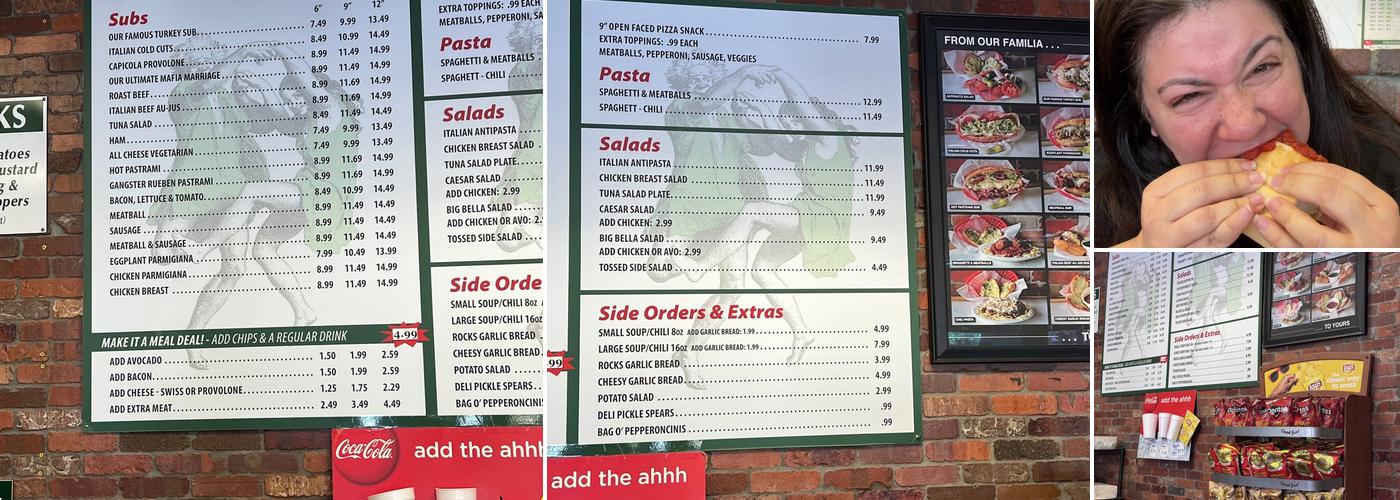 Rockn’ Jay’s Italian Subs Menu