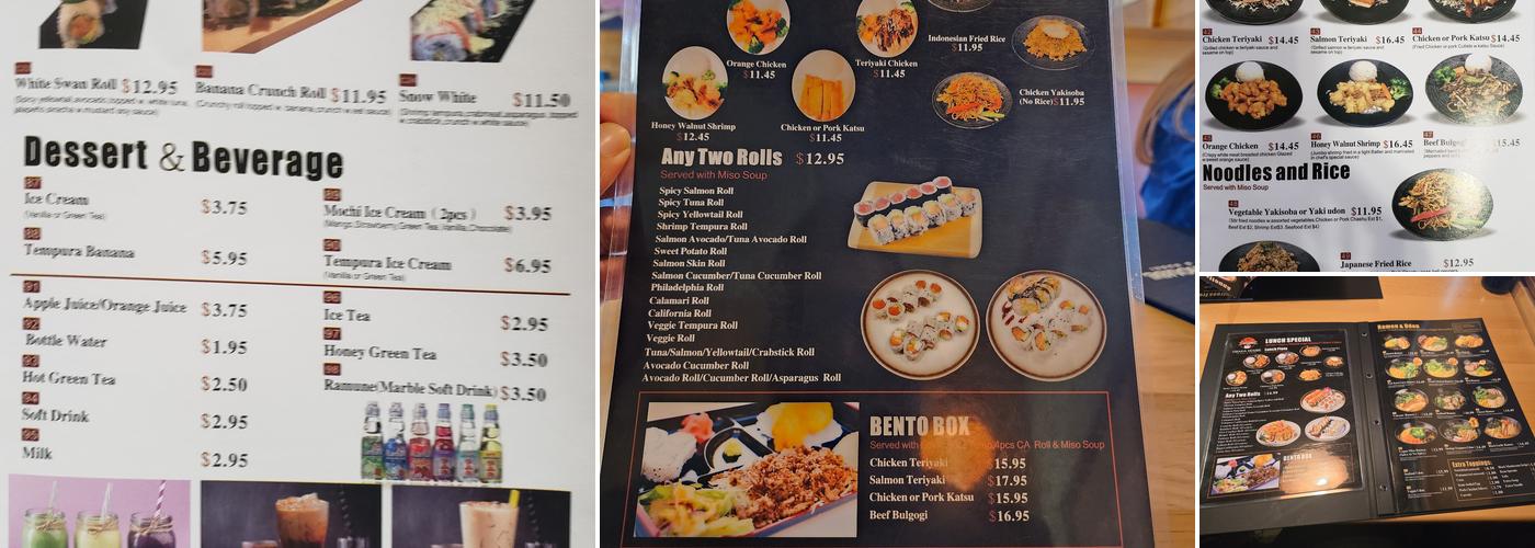 Osaka House Ramen & Sushi Menu