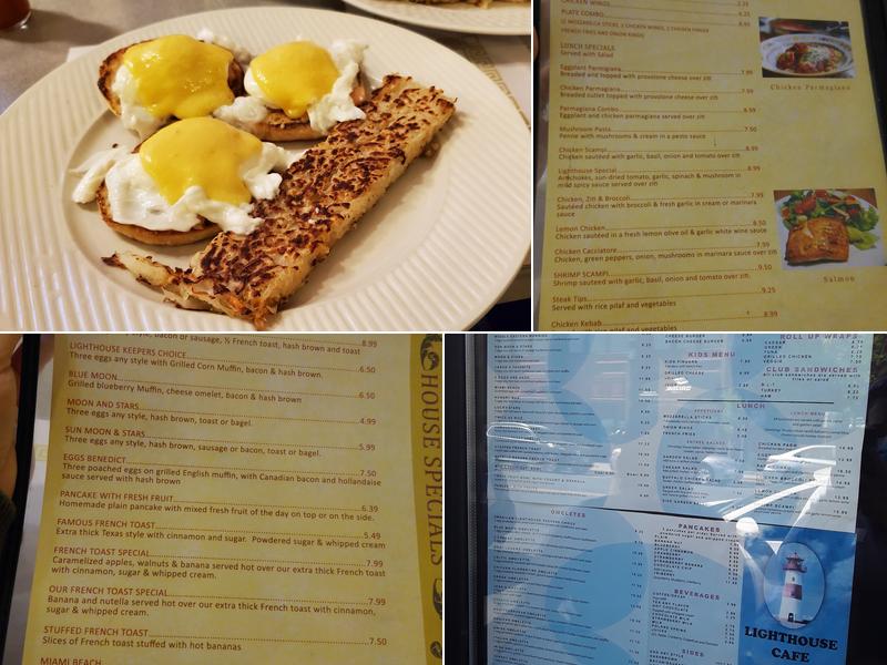 The Lighthouse Cafe Menu