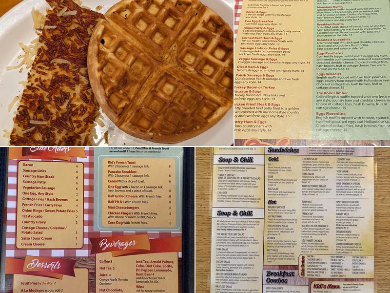 Red Kettle Menu