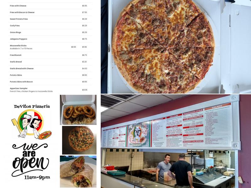 Devitos Pizzeria Menu